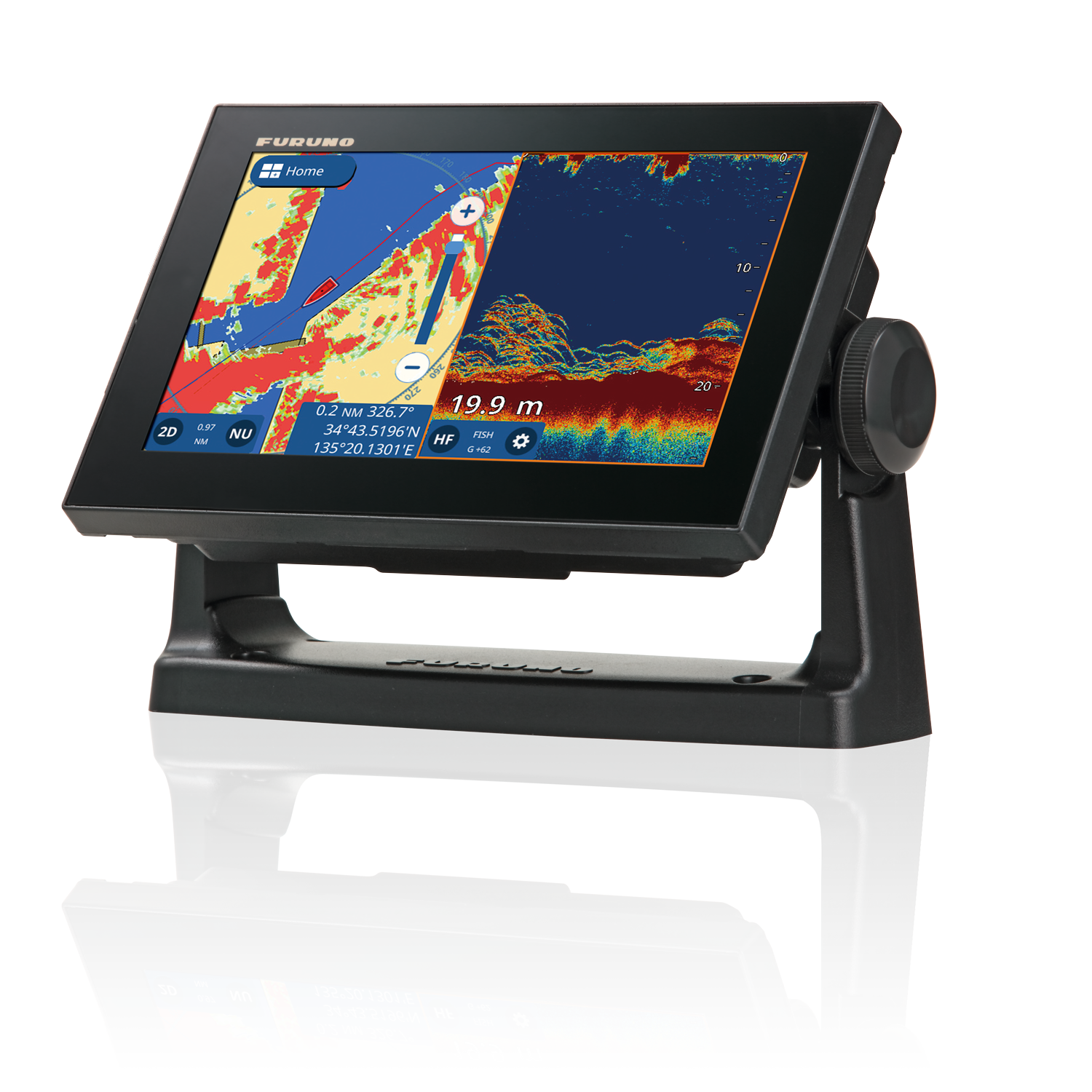 Gps Fish Finder With In Hull Transducer